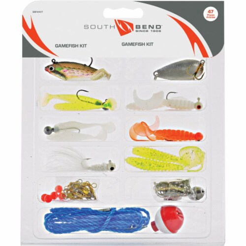 SouthBend 47-Piece Gamefish Fishing Lure Kit SBFWKIT, 1 - Kroger