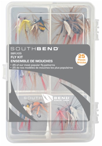 South Bend® Assorted Fly Kit Perspective: front