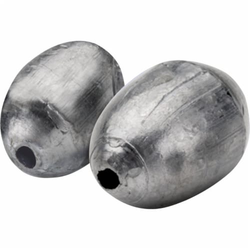 South Bend Size 10 Oval Shaped Egg Sinkers Perspective: front