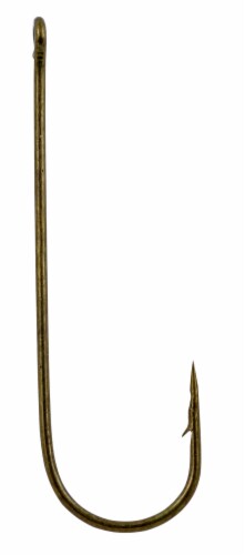 South Bend® Size 4 Aberdeen Bronze Hook Perspective: front