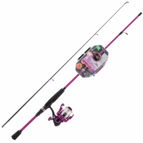 Ready 2 Fish Just Add Bait Spin Combo Fishing Pole - Purple, 1 ct - Fred  Meyer