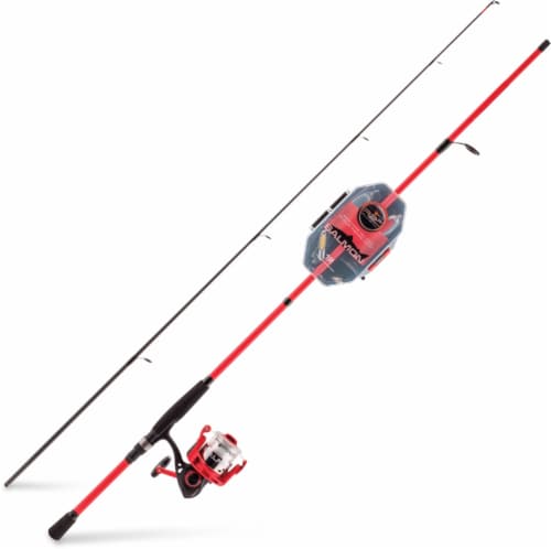 Ready 2 Fish Salmon Fishing Rod Perspective: front