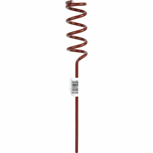 South Bend® Heavy-Duty Brown Metal Stake Fishing Rod Holder Perspective: front