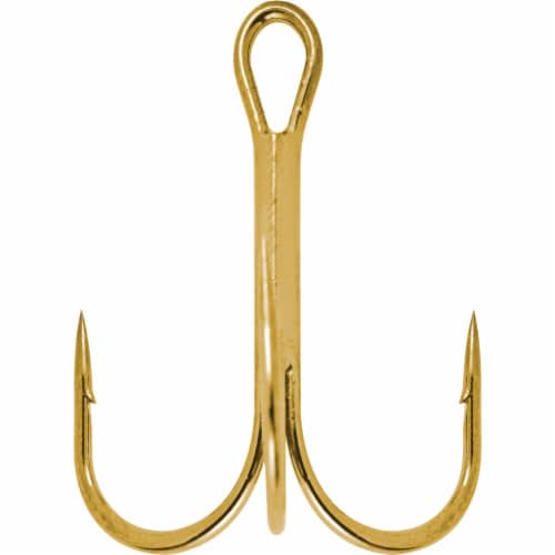 South Bend® Size 14 Gold Treble Fishing Hooks, 25 pk - Jay C Food