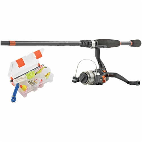 Ready-2-Fish All Species Spinning Combo Rod and Reel with Kit, 1