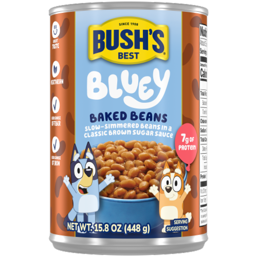 Bush's® Bluey Baked Beans Perspective: front