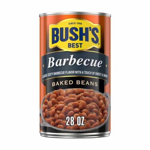 Bush's Barbecue Baked Beans 28 oz Perspective: front