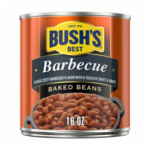 Bush's Barbecue Baked Beans 16 oz Perspective: front