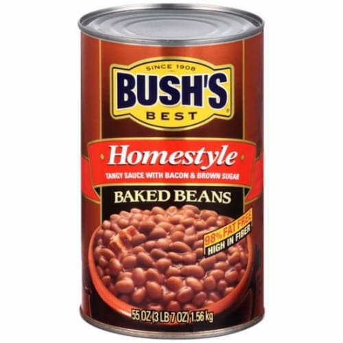 Bush's Homestyle Baked Beans 55 oz Perspective: front