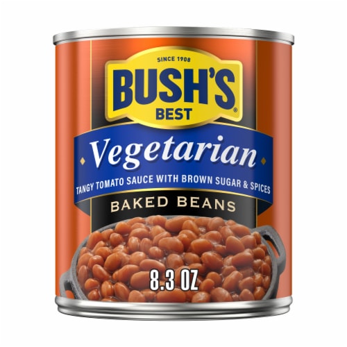 Bush's Vegetarian Baked Beans 8.3 oz Perspective: front