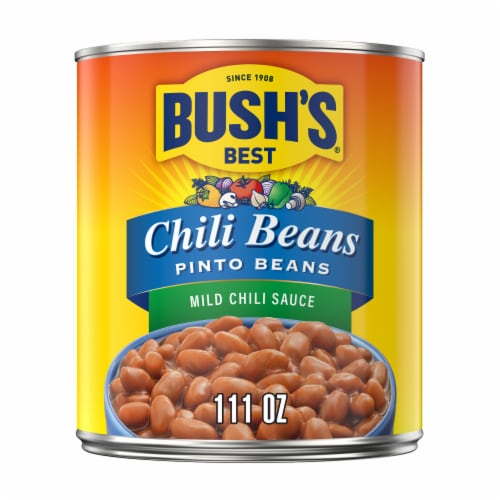 Bush's Best® Mild Sauce Canned Pinto Chili Beans Perspective: front