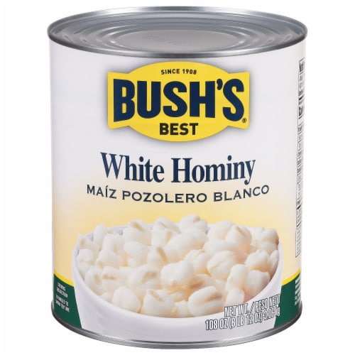 Bush's Best® White Hominy Perspective: front