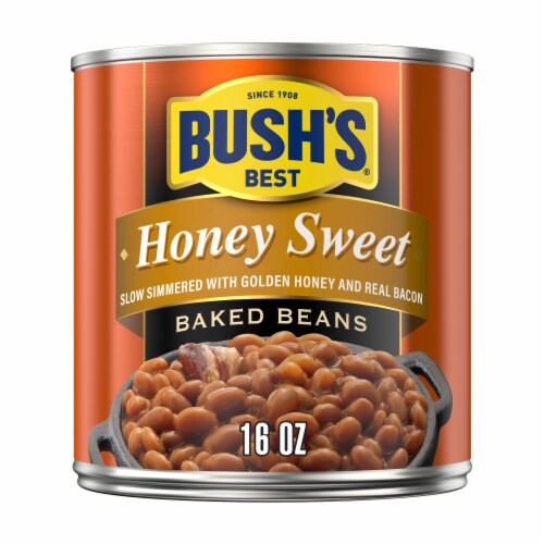 Bush's Honey Sweet Baked Beans 16 oz Perspective: front