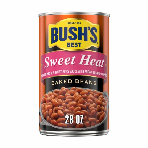 Bush's Sweet Heat Baked Beans 28 oz Perspective: front