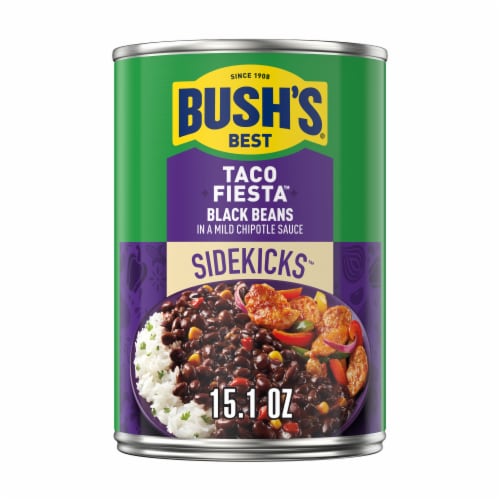 Bush's Best™ Sidekicks™ Taco Fiesta Black Beans Perspective: front