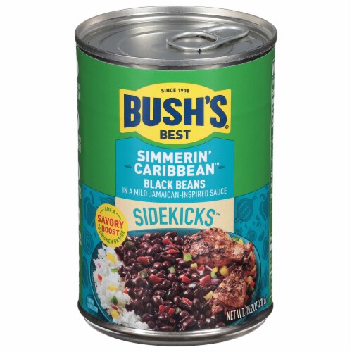 Bush's Best® Sidekicks Simmerin' Caribbean Black Beans Perspective: front