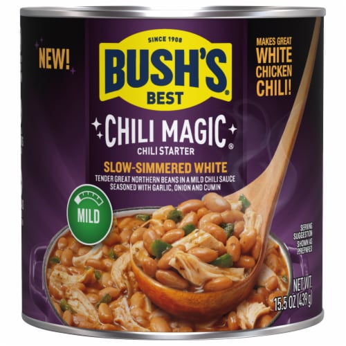 Bush's® Slow-Simmered White Chili Magic Chili Starter Perspective: front