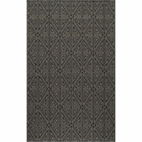 Momeni Baja 1'8  X 3'7  Transitional Rug in Charcoal Perspective: front