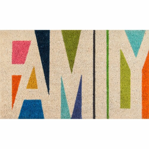 Novogratz Aloha Multi Family Doormat Perspective: front