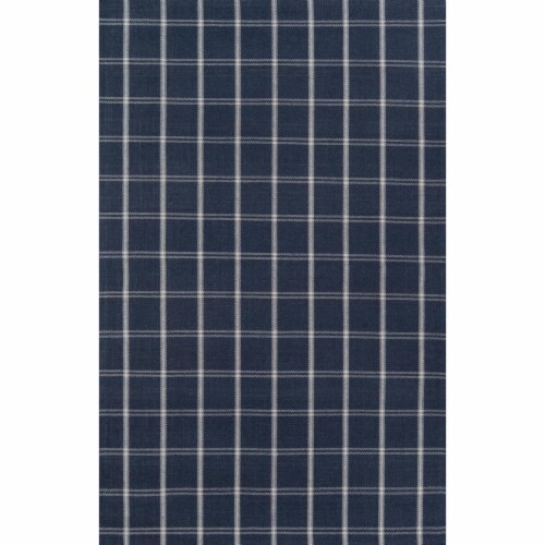 Erin Gates MARLBMLB-3NVY2380 2 ft. 3 in. x 8 ft. Marlborough-3 Hand Woven Runner Rug - Navy Perspective: front