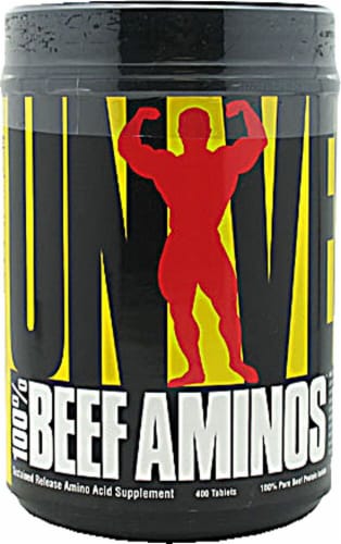 Universal Nutrition  Beef Aminos Perspective: front