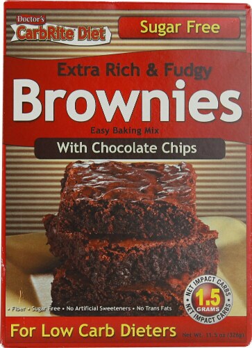 Universal Nutrition Doctor's CarbRite Diet™ Brownie Mix Sugar Free Perspective: front