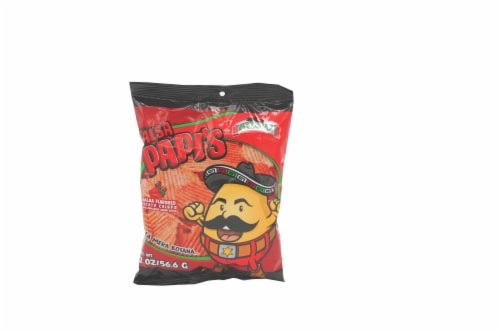 Salsa Papi's Salsa Flavored Potato Chips Perspective: front