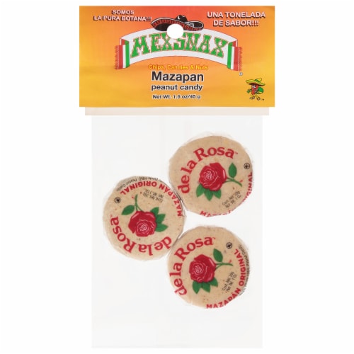 Mexsnax® Dulce de Cacahuate Mazapan Peanut Candy Perspective: front