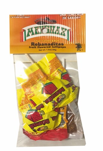 Mexsnax® Rebanaditas Fruit Flavored Lollipops Perspective: front