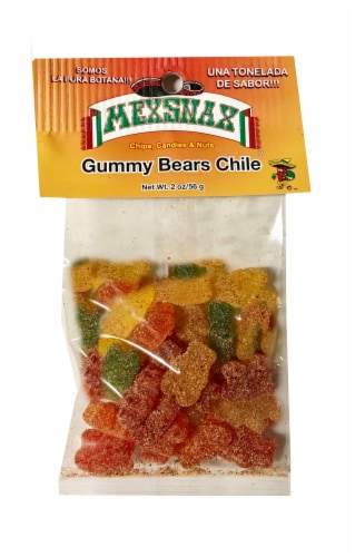 Mexsnax® Chile Gummy Bears Perspective: front