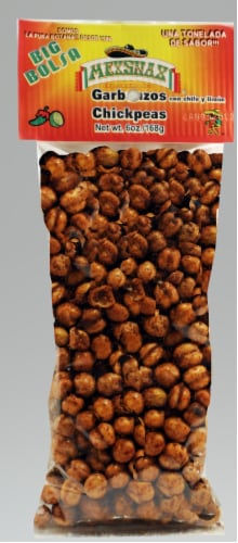 Mexsnax Big Bolsa Chile Y Limon Garbanzos Snack Perspective: front