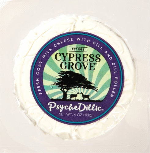 Cypress Grove Chevre Psychedillic Goat Cheese Perspective: front