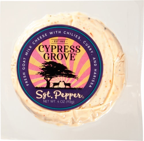 Cypress Grove Sgt. Pepper Goat Cheese Perspective: front