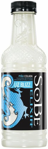 SoBe Elixir Liz Blizz Pina Colada Flavored Beverage Perspective: front