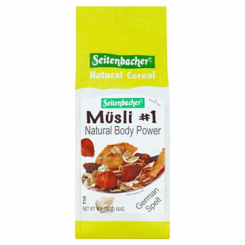 Seitenbacher Musli #1 German Spelt Cereal Perspective: front