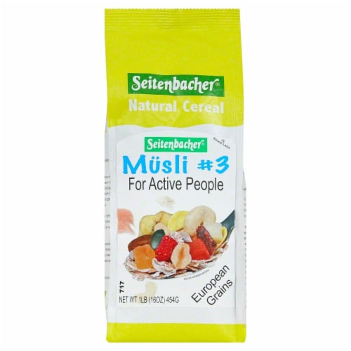 Seitenbacher Musli #3 European Grains Cereal Perspective: front