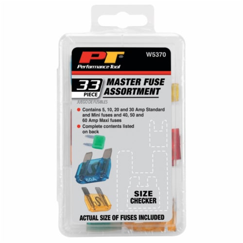 Performance Tool Auto Master Fuse Assortment Perspective: front