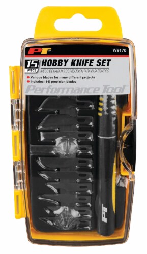 Performance Tool Hobby Knife Set Perspective: front
