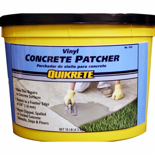 Quikrete 10 Lb. Gray Concrete Patch 1133-11 Perspective: front