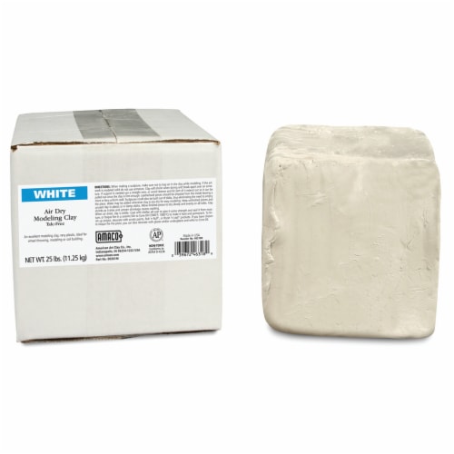 Amaco Air Dry Modeling Clay - White Perspective: front