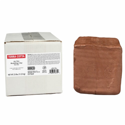 Amaco Air Dry Terra Cotta Clay Perspective: front