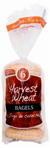 Maple Leaf Whole Wheat Bagels 6 Count Perspective: front