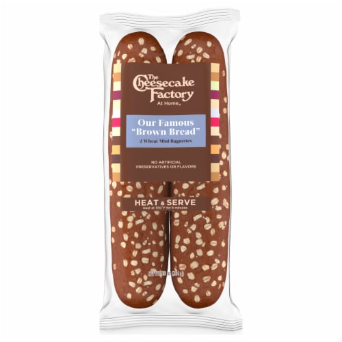 The Cheesecake Factory At Home Brown Bread Wheat Mini Baguettes Perspective: front