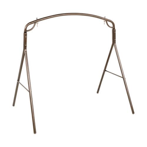 Woodlawn Patio Swing Frame with Steel Tubing and Powder Coated Finish, Bronze Perspective: front