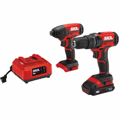 SKIL 2tool 20v Drill/Impact CB739001 Perspective: front