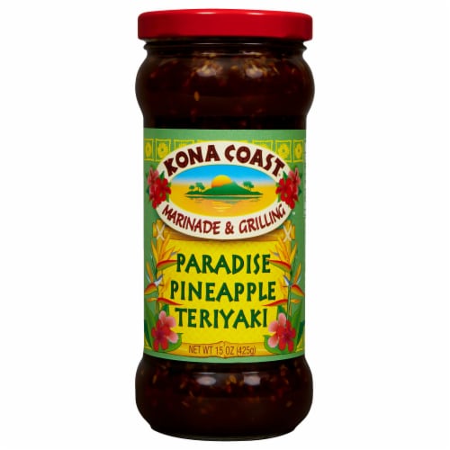 Kona Coast Paradise Pineapple Teriyaki Marinade Perspective: front