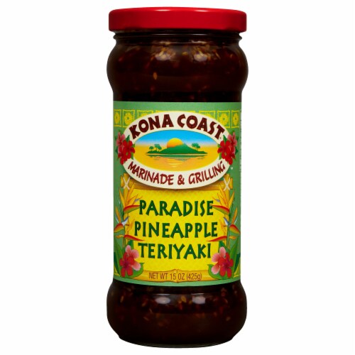 Kona Coast Paradise Pineapple Teriyaki Marinade Perspective: front