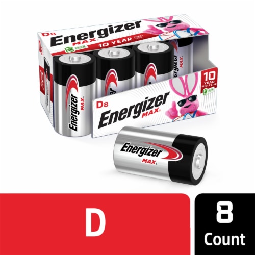 Energizer Max Alkaline D Batteries - 8 Pack, 8 pk - Ralphs