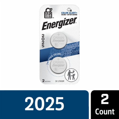 Energizer Watch Electronic Lithium Coin 2025 Batteries 2 Pack, 2 pk