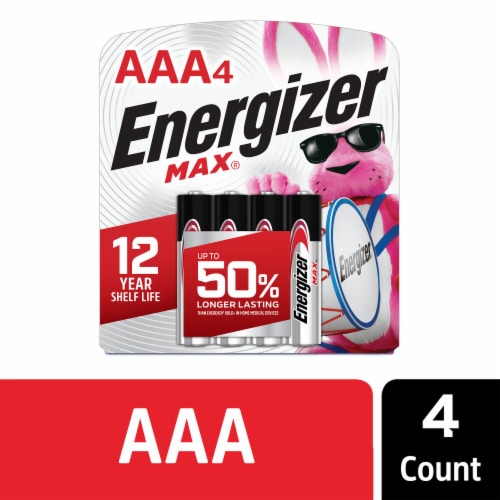 Energizer MAX® AAA Batteries Triple A Alkaline Batteries Perspective: front